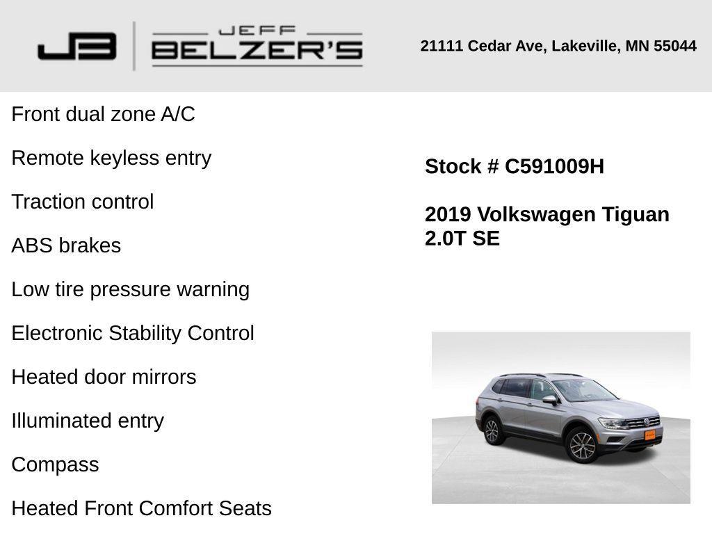 used 2019 Volkswagen Tiguan car, priced at $15,956