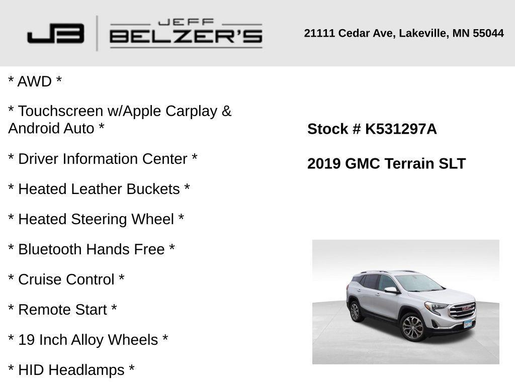 used 2019 GMC Terrain car, priced at $17,989