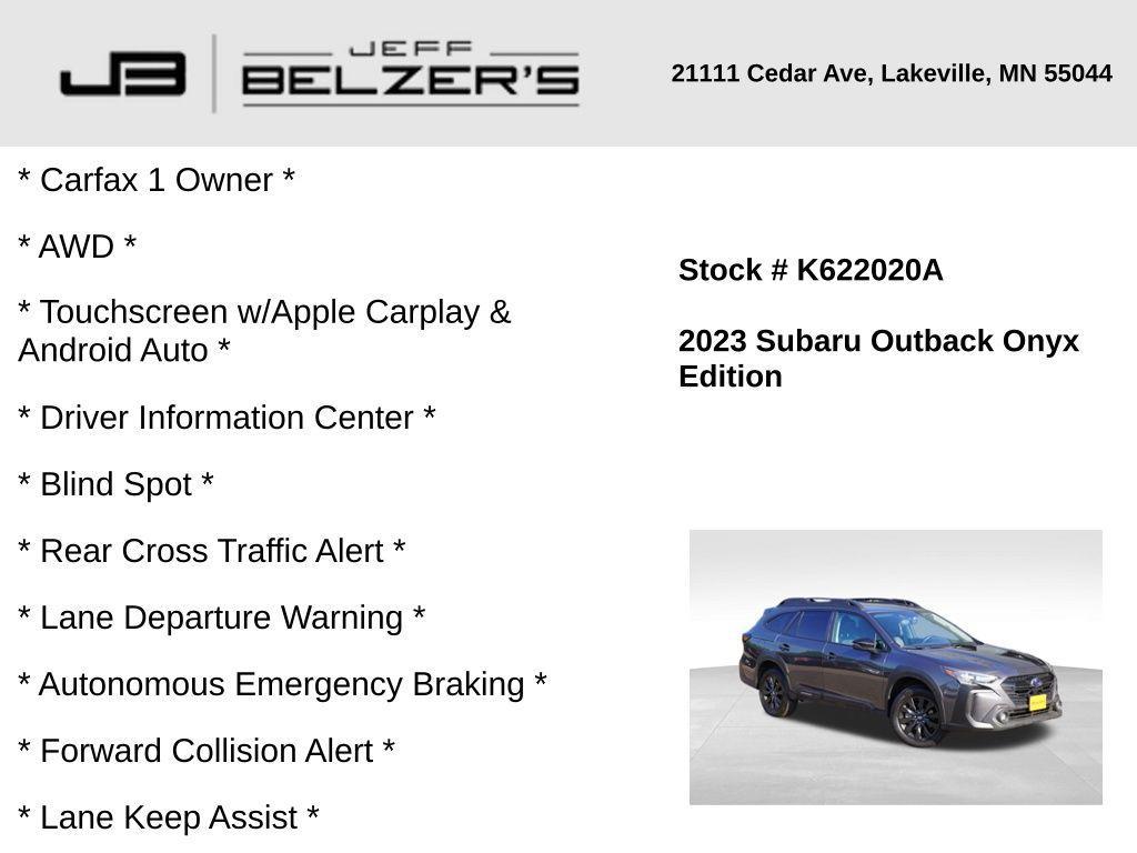used 2023 Subaru Outback car, priced at $30,743