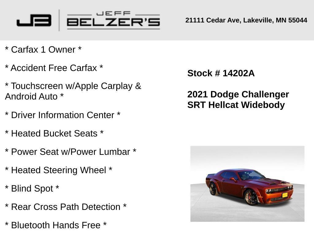 used 2021 Dodge Challenger car, priced at $59,888