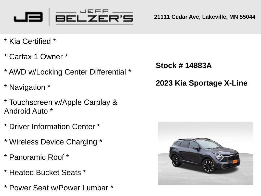 used 2023 Kia Sportage car, priced at $27,284