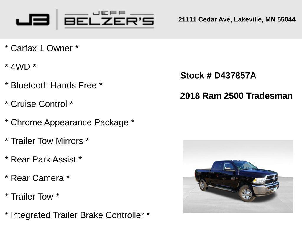 used 2018 Ram 2500 car, priced at $29,987