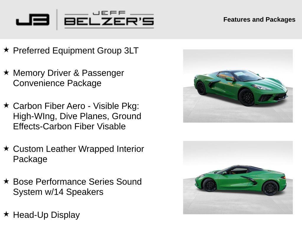 new 2026 Chevrolet Corvette car, priced at $89,415