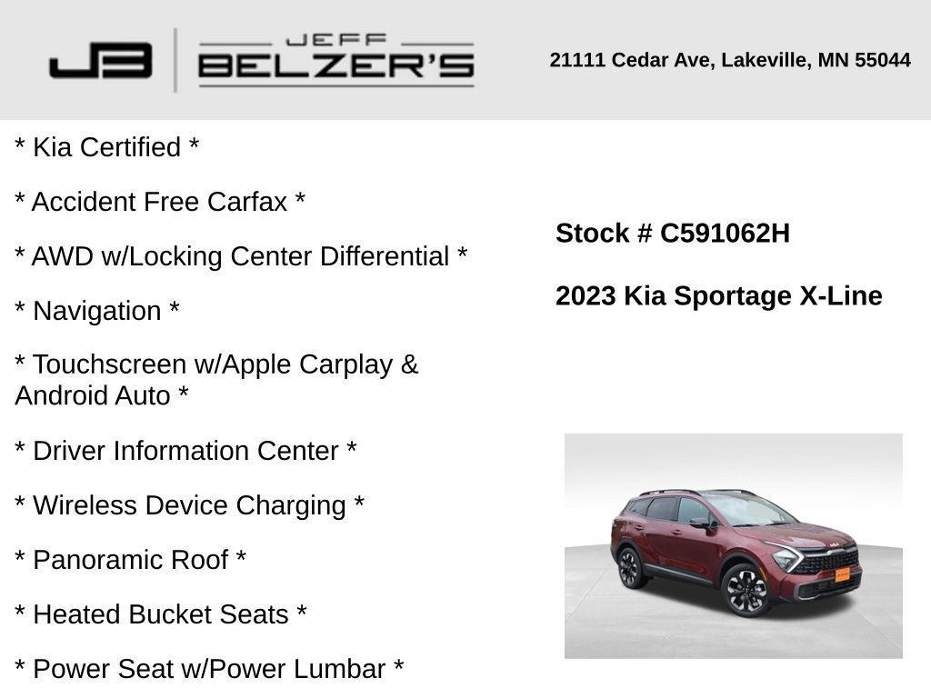 used 2023 Kia Sportage car, priced at $28,652