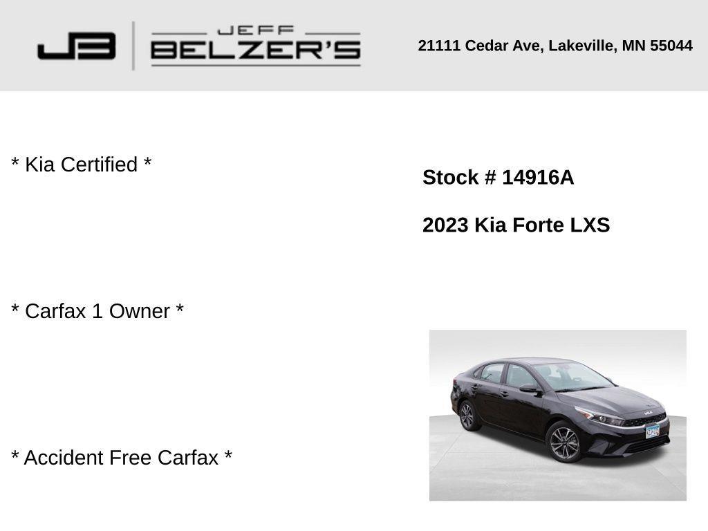 used 2023 Kia Forte car, priced at $19,495