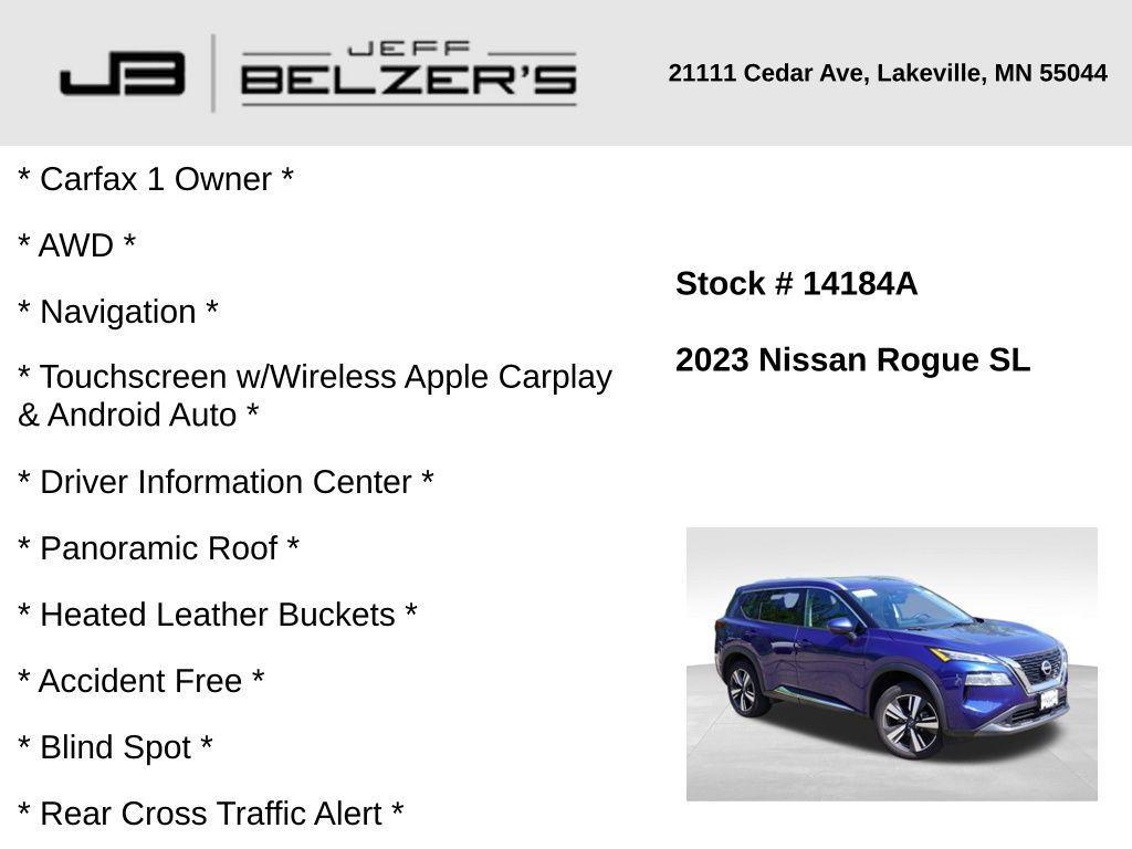 used 2023 Nissan Rogue car, priced at $26,990
