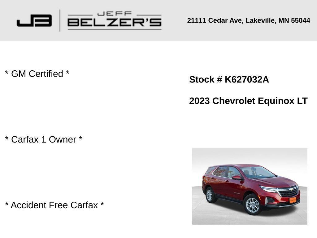 used 2023 Chevrolet Equinox car, priced at $25,487