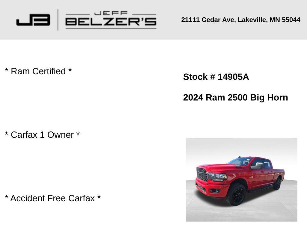 used 2024 Ram 2500 car, priced at $41,977