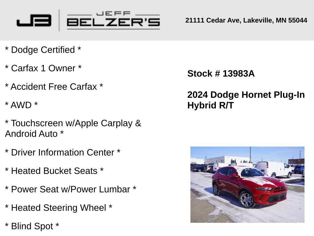 used 2024 Dodge Hornet car, priced at $28,998