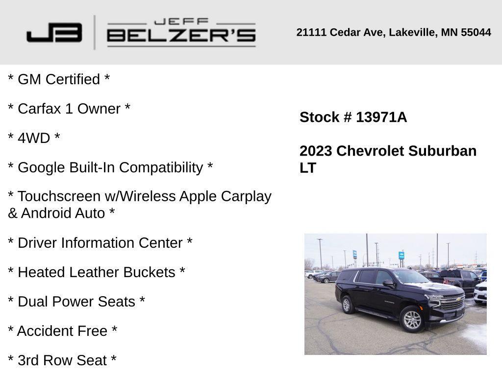 used 2023 Chevrolet Suburban car, priced at $44,889