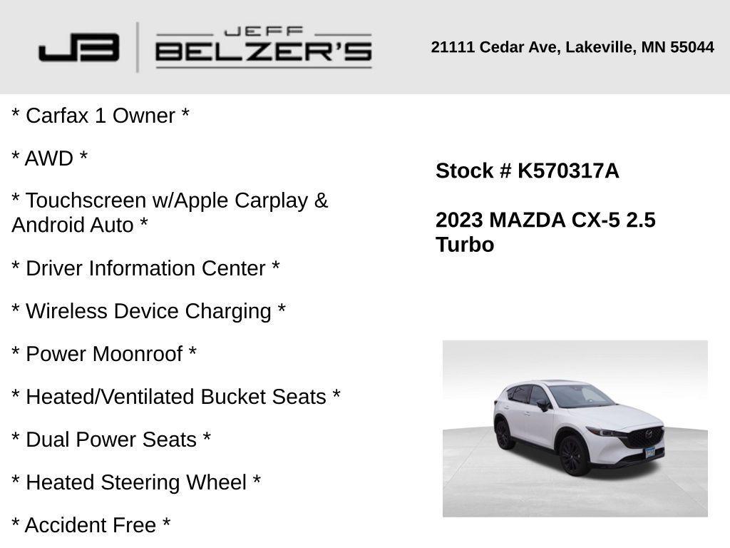 used 2023 Mazda CX-5 car, priced at $29,968