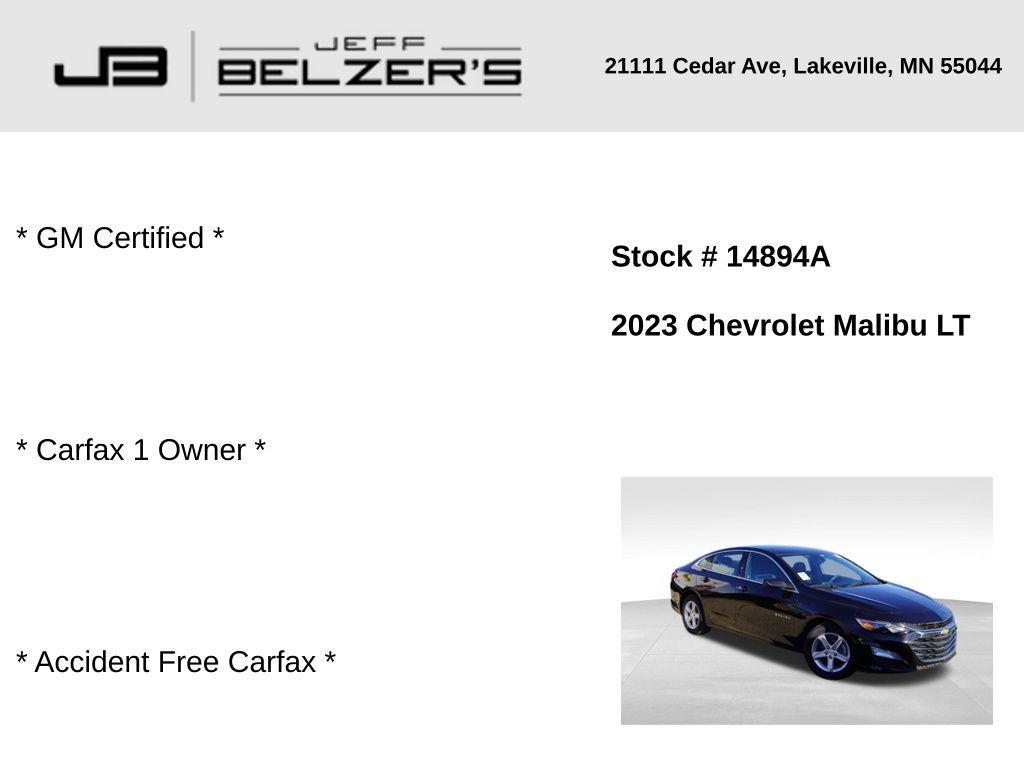 used 2023 Chevrolet Malibu car, priced at $19,789