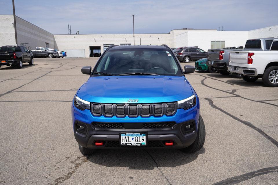 used 2022 Jeep Compass car, priced at $27,452