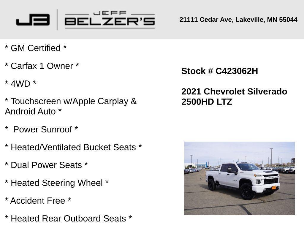 used 2021 Chevrolet Silverado 2500 car, priced at $53,731