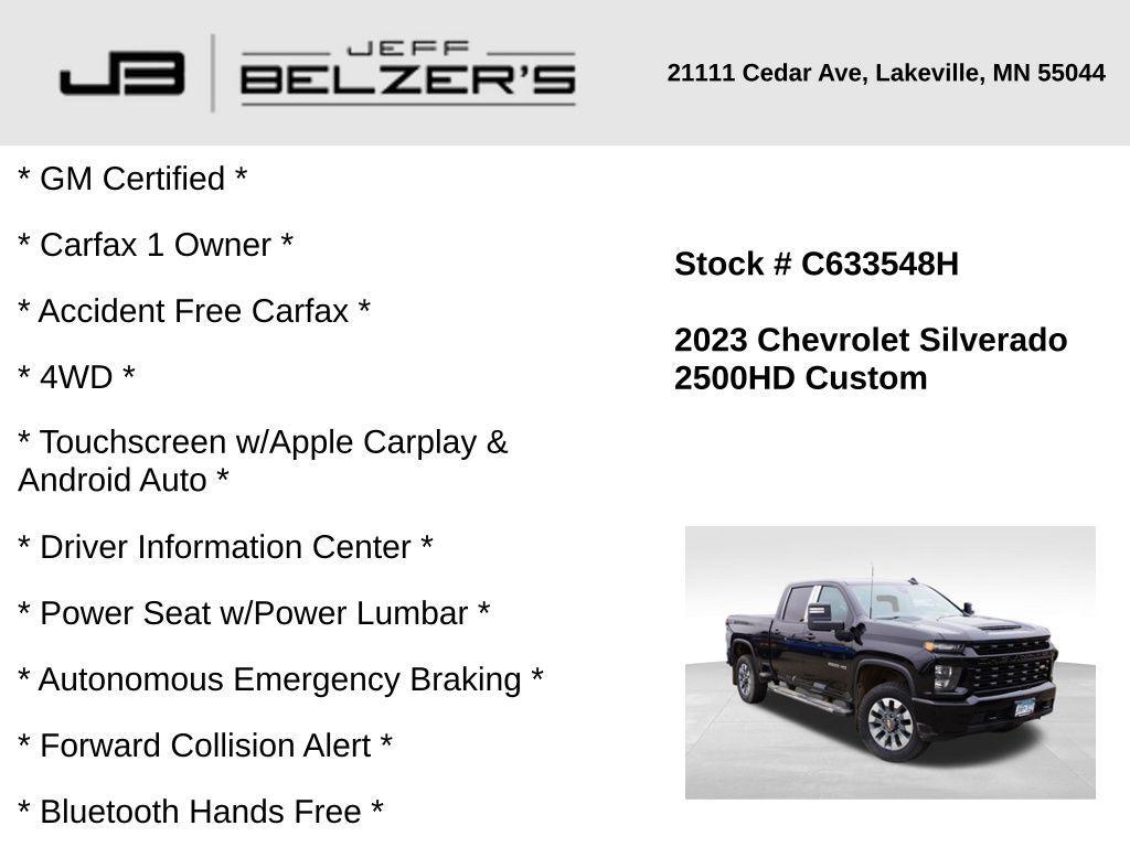 used 2023 Chevrolet Silverado 2500 car, priced at $41,889