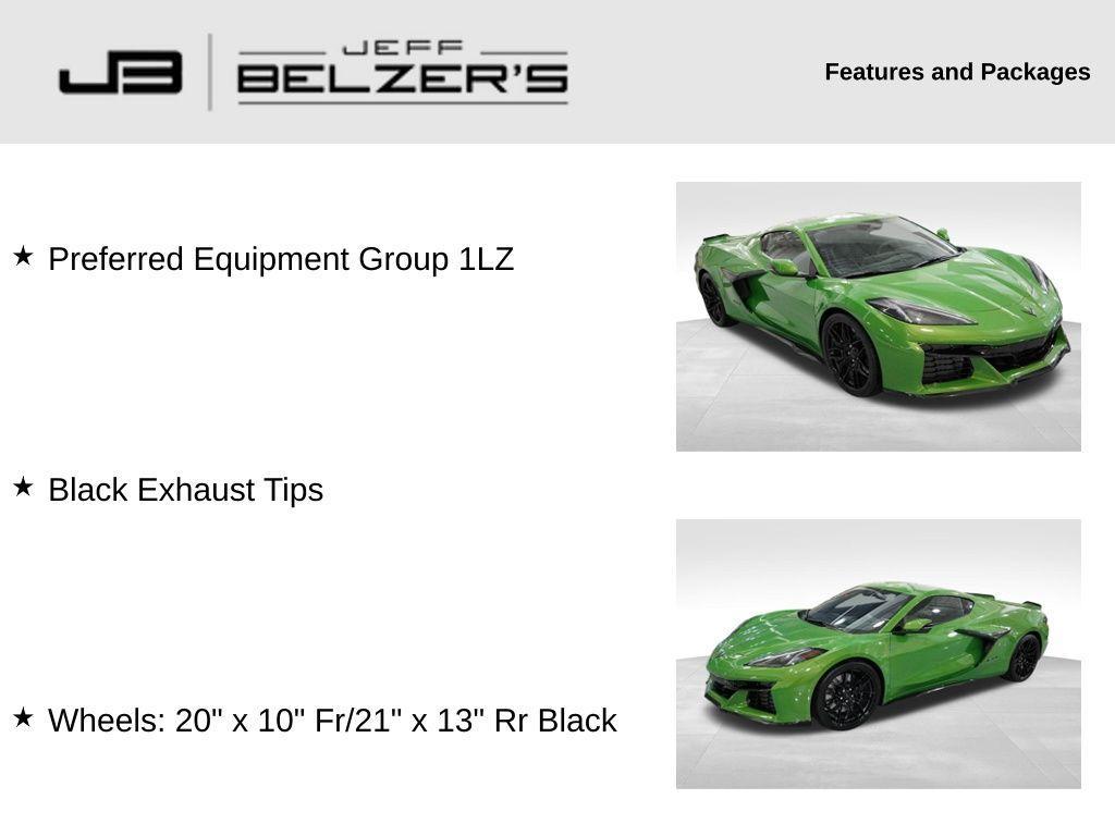 new 2026 Chevrolet Corvette car, priced at $116,285