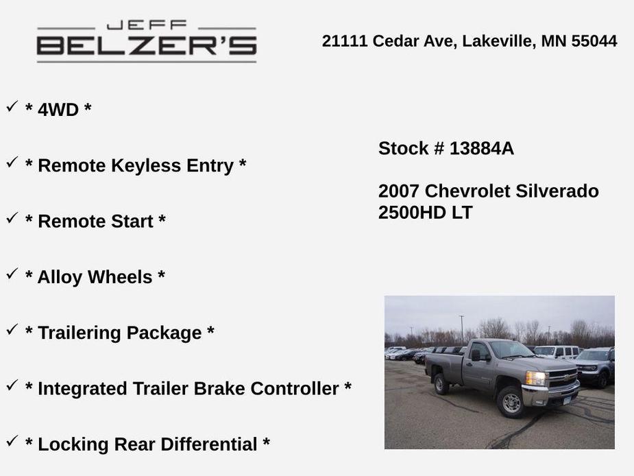 used 2007 Chevrolet Silverado 2500 car, priced at $11,956