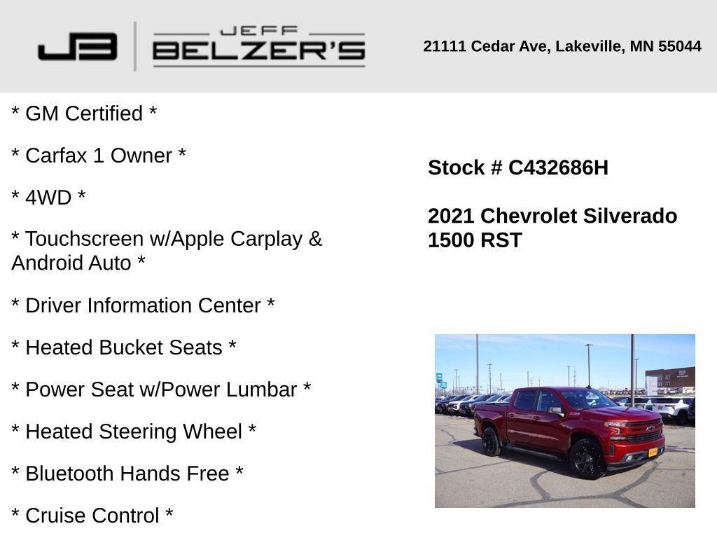 used 2021 Chevrolet Silverado 1500 car