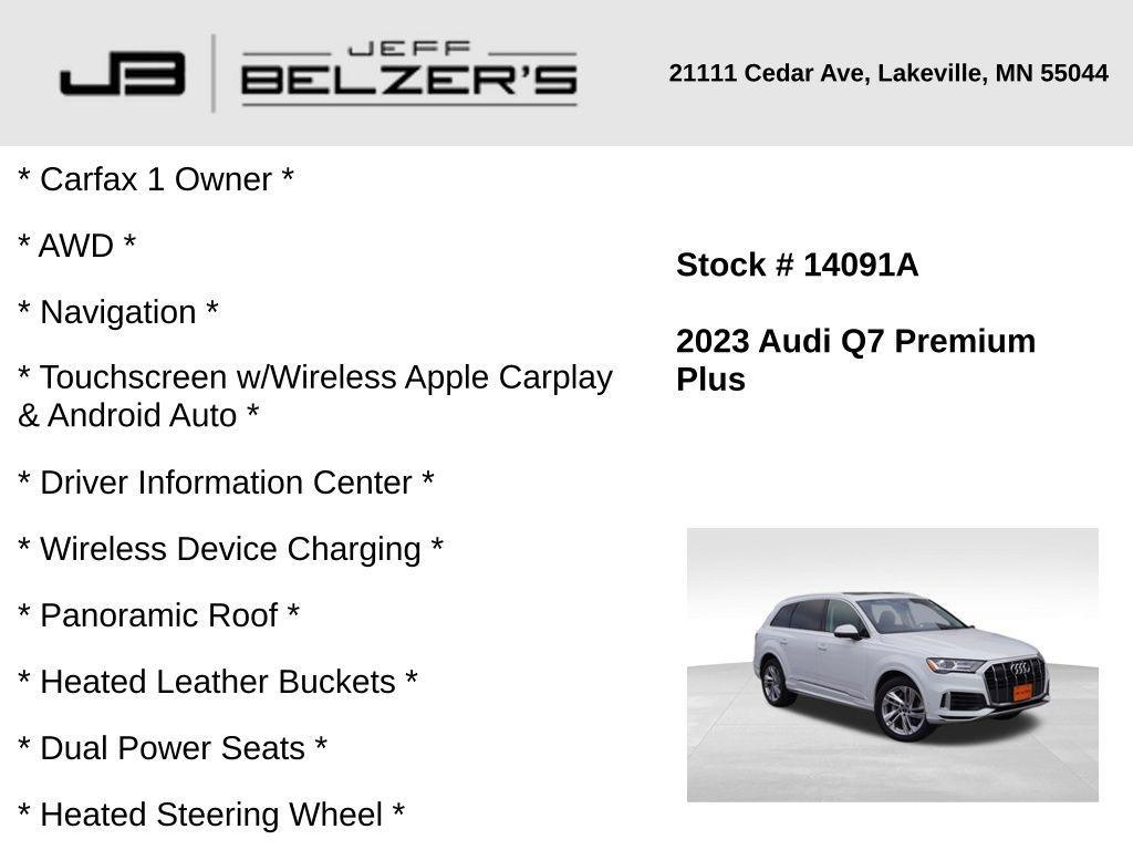 used 2023 Audi Q7 car, priced at $35,829