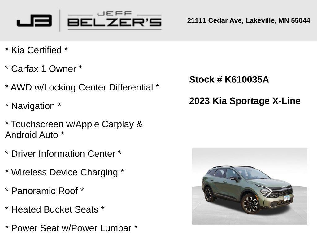 used 2023 Kia Sportage car, priced at $29,787