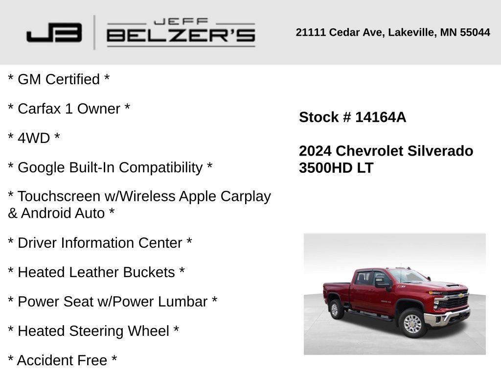 used 2024 Chevrolet Silverado 3500 car, priced at $57,999