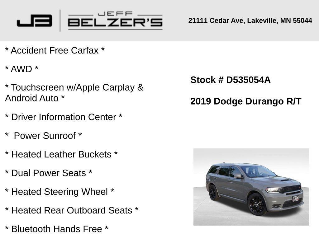 used 2019 Dodge Durango car, priced at $23,987