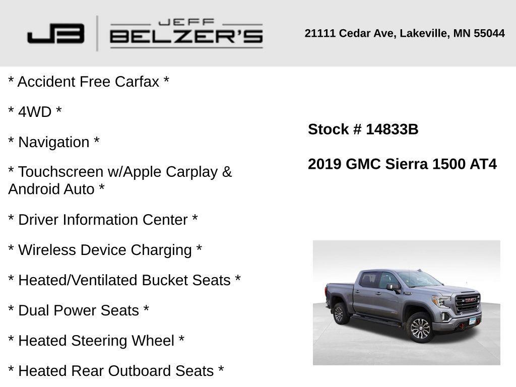 used 2019 GMC Sierra 1500 car, priced at $35,459