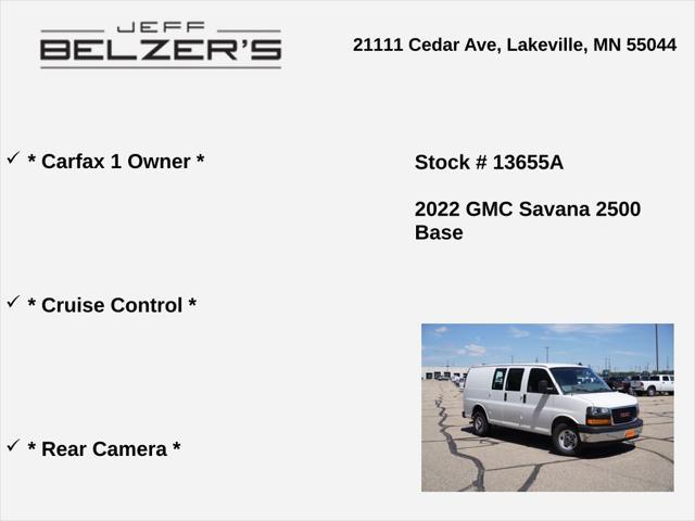 used 2022 GMC Savana 2500 car, priced at $29,837