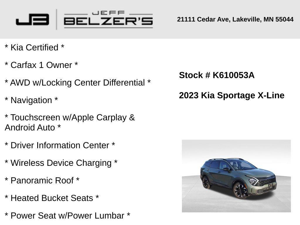 used 2023 Kia Sportage car, priced at $28,493
