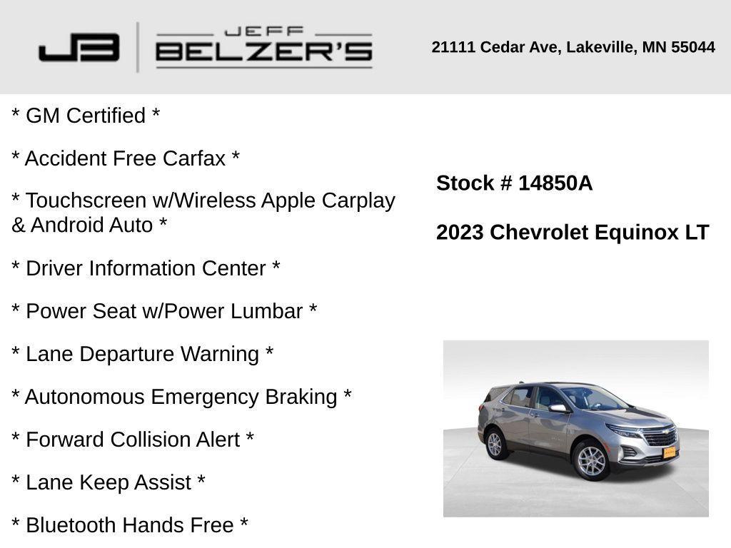used 2023 Chevrolet Equinox car, priced at $19,908