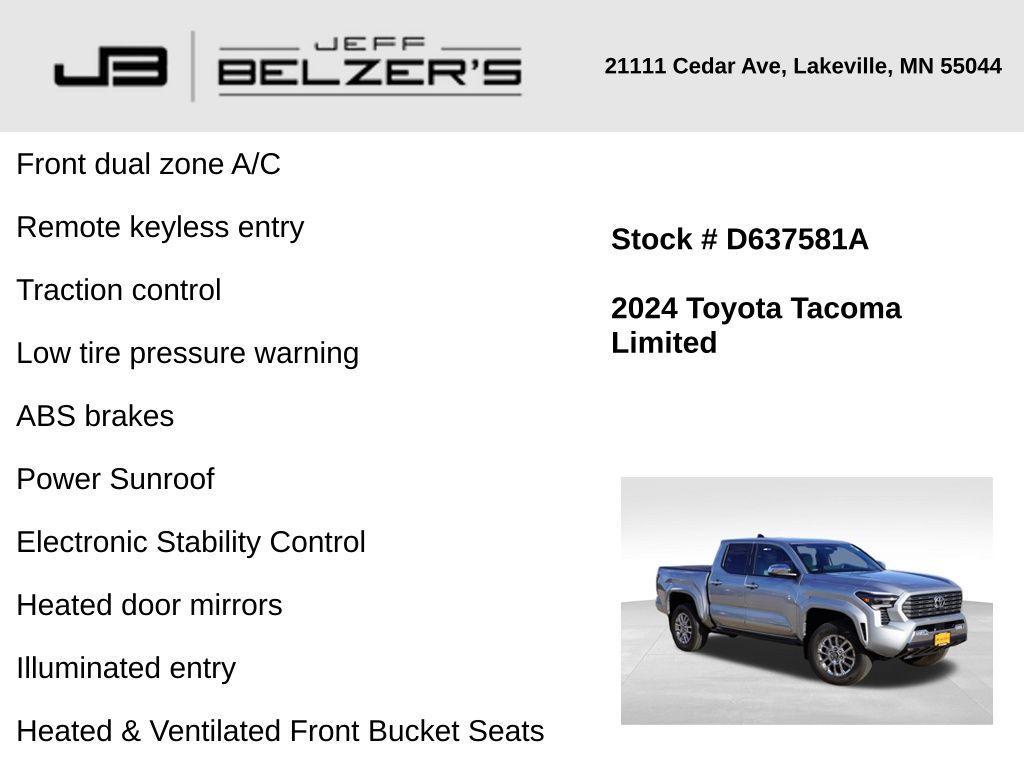 used 2024 Toyota Tacoma car, priced at $44,787