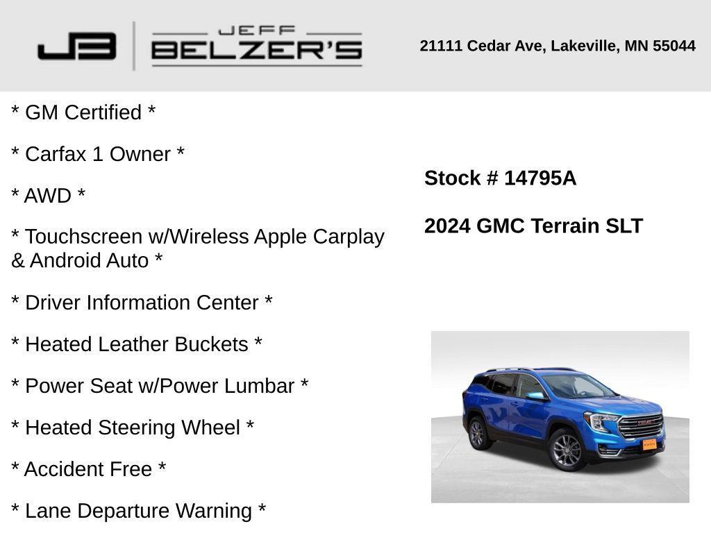 used 2024 GMC Terrain car, priced at $22,667