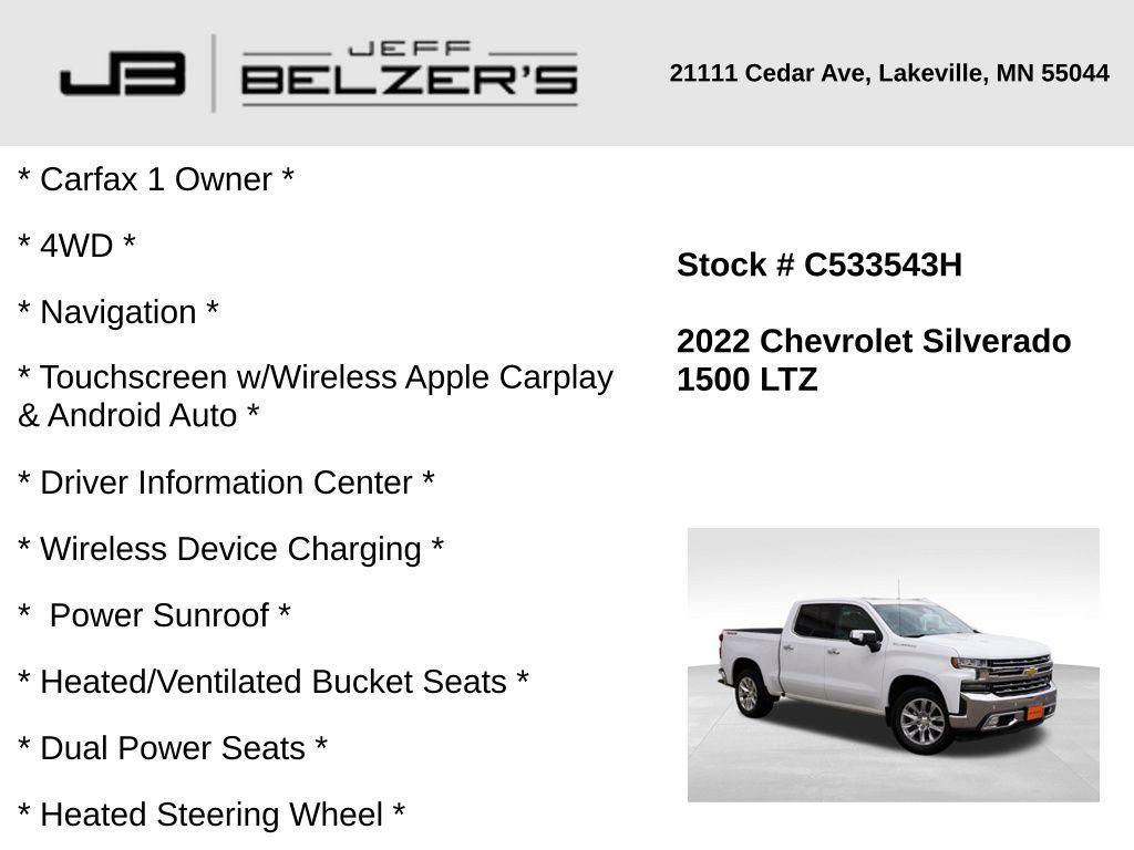 used 2022 Chevrolet Silverado 1500 Limited car, priced at $33,337