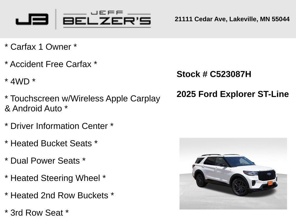 used 2025 Ford Explorer car, priced at $45,664