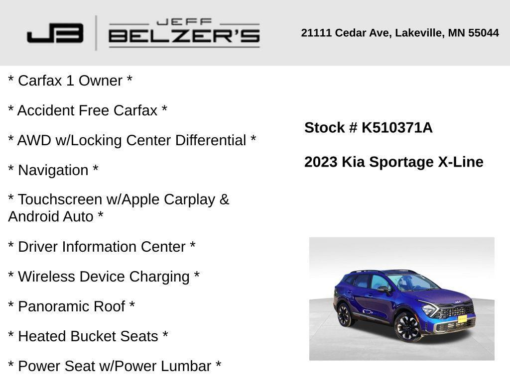used 2023 Kia Sportage car, priced at $22,423