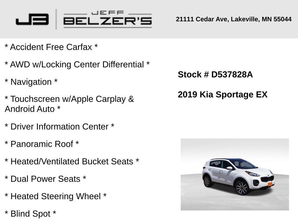 used 2019 Kia Sportage car, priced at $14,883