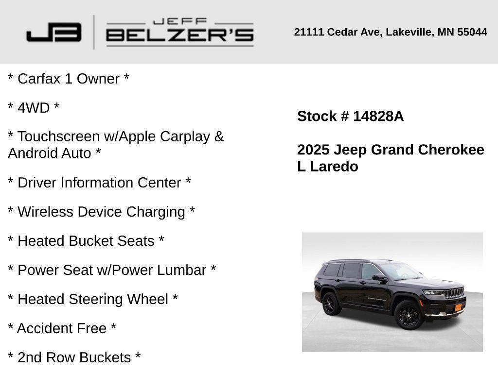 used 2025 Jeep Grand Cherokee L car, priced at $35,886