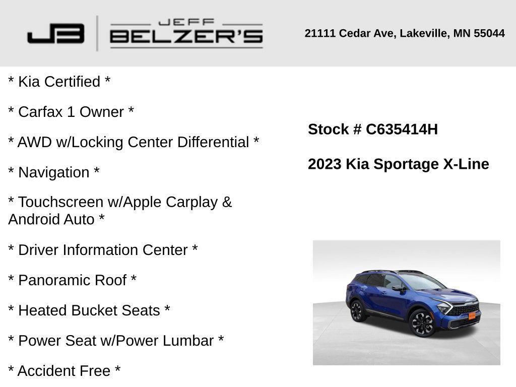 used 2023 Kia Sportage car, priced at $28,802