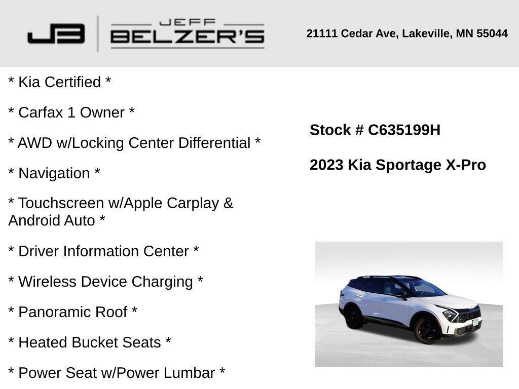 used 2023 Kia Sportage car, priced at $29,989