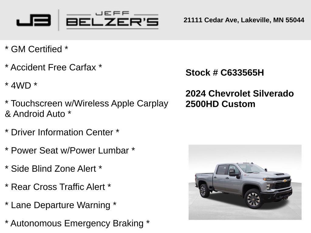 used 2024 Chevrolet Silverado 2500 car, priced at $48,898