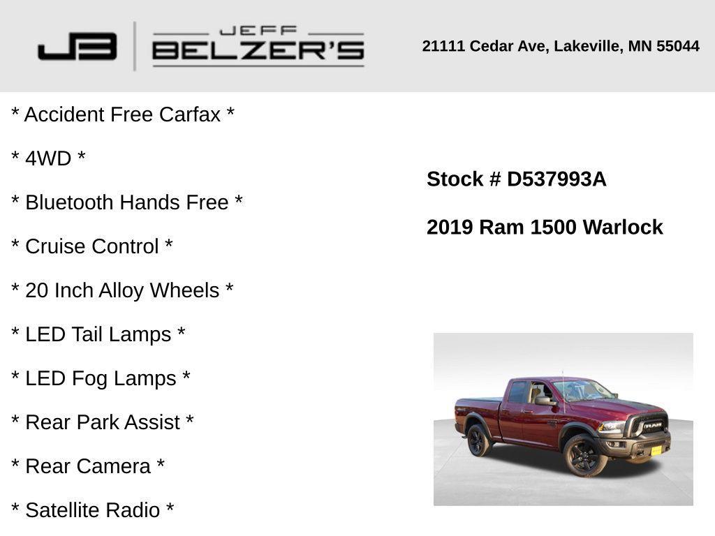 used 2019 Ram 1500 Classic car, priced at $22,464