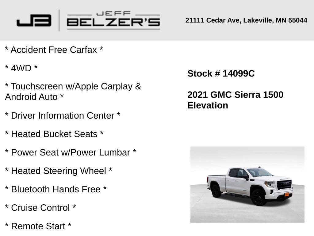 used 2021 GMC Sierra 1500 car, priced at $28,987
