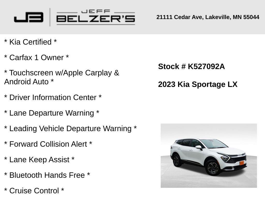 used 2023 Kia Sportage car, priced at $23,996