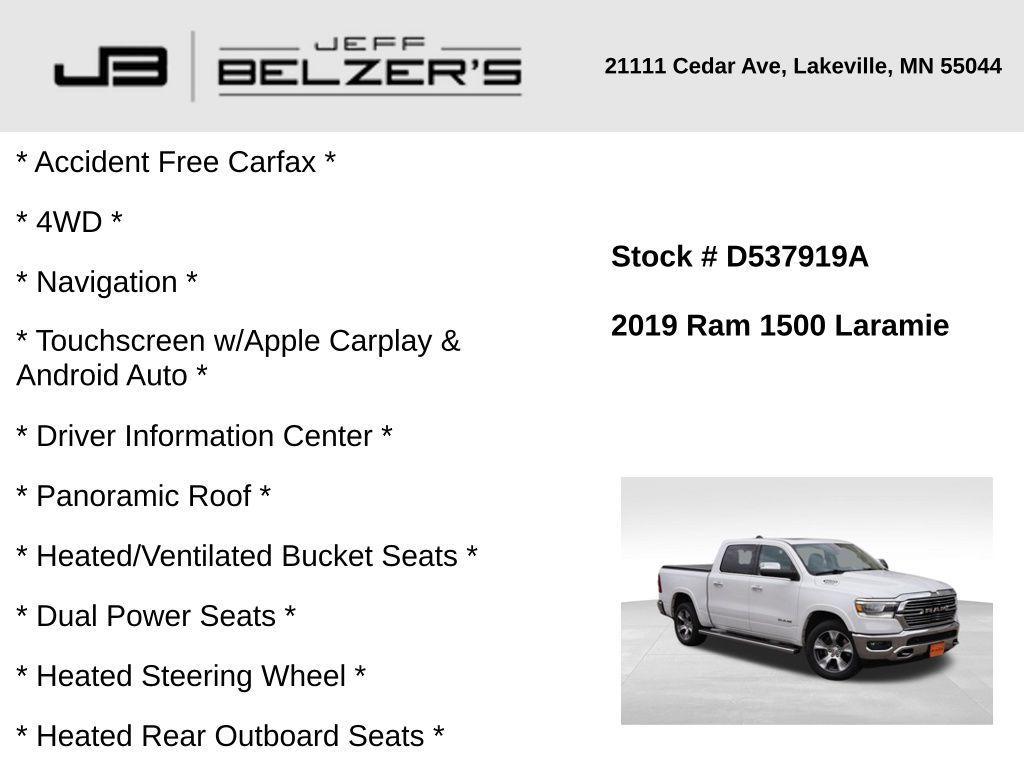 used 2019 Ram 1500 car, priced at $30,661