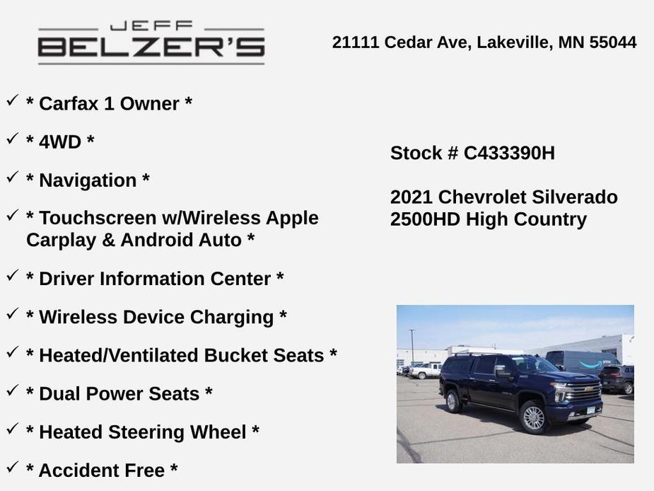 used 2021 Chevrolet Silverado 2500 car, priced at $48,195