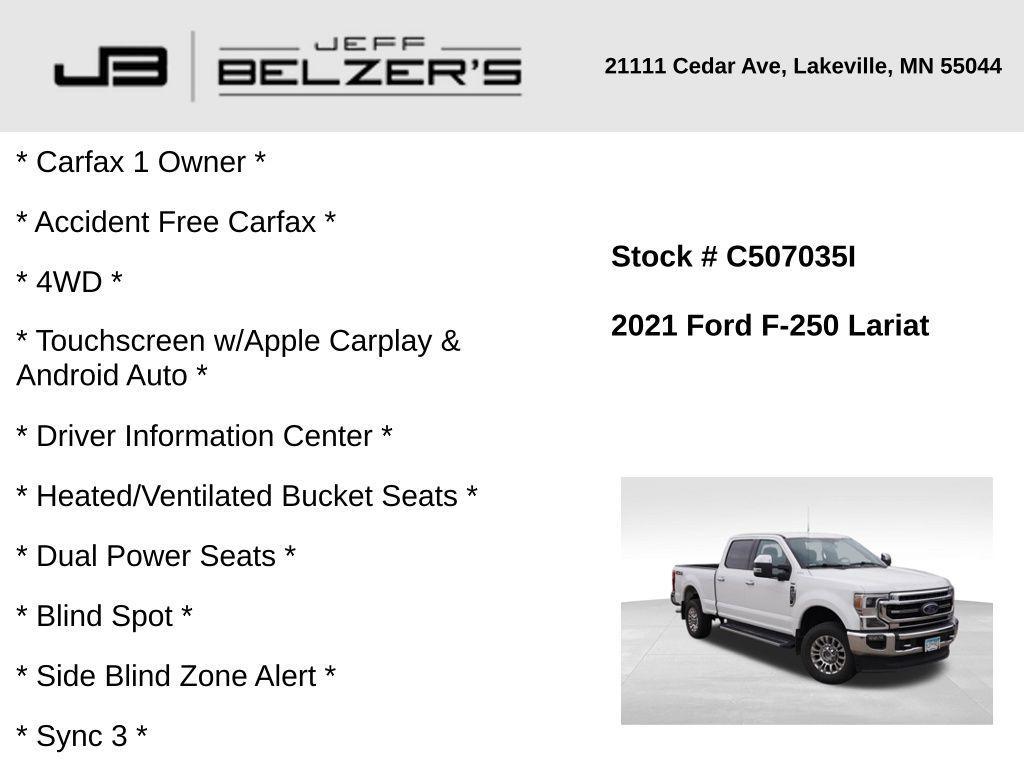 used 2021 Ford F-250 car, priced at $40,986