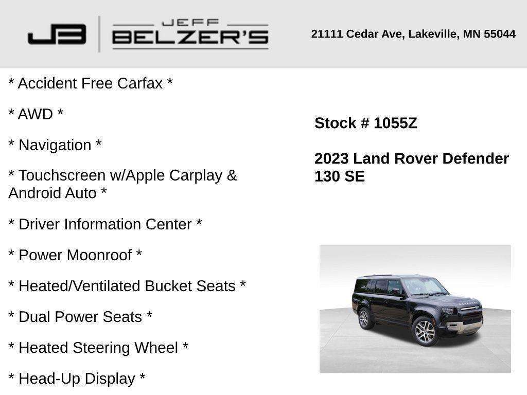 used 2023 Land Rover Defender car, priced at $59,743