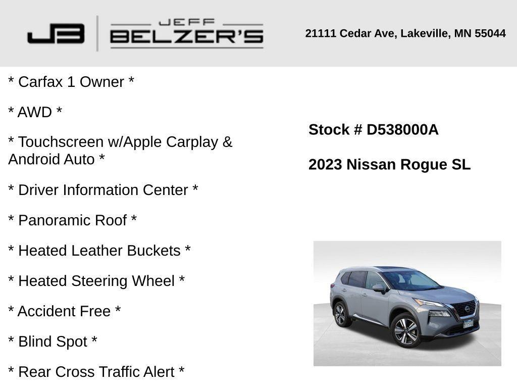 used 2023 Nissan Rogue car, priced at $27,974