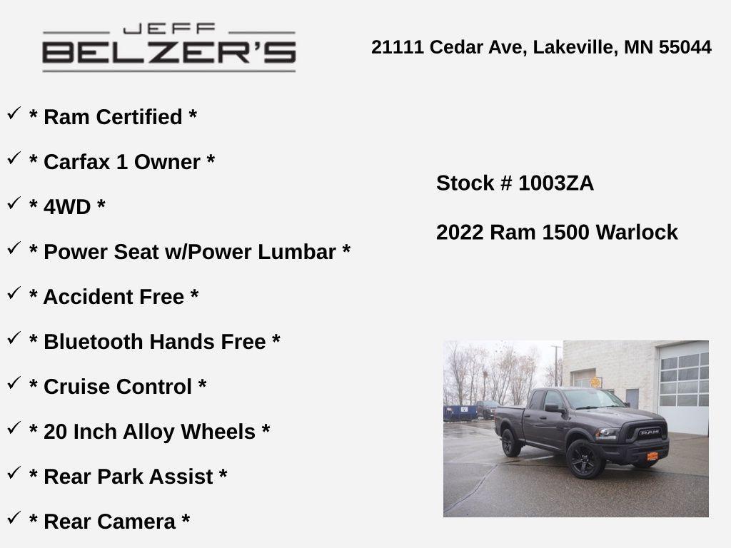 used 2022 Ram 1500 Classic car, priced at $27,996