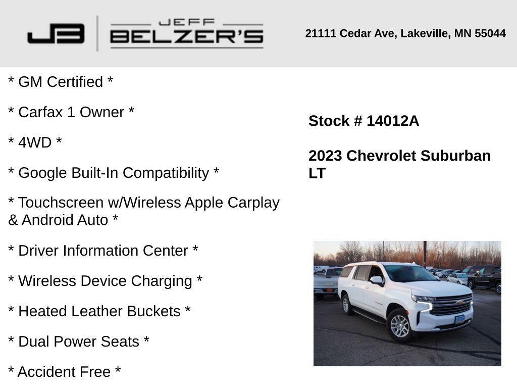 used 2023 Chevrolet Suburban car, priced at $44,999